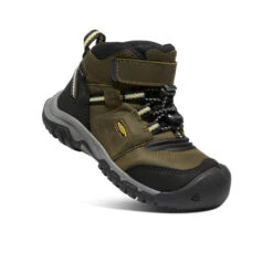 Keen Little Kids' Ridge Flex Waterproof Boot | Dark Olive/Dusky Citron -Footique Shop 0285da6ac7e7da809605615577c3f3f313f93097