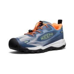 Keen Big Kids' Wanduro Speed Hiking Shoe | Vintage Indigo/Tangerine -Footique Shop 07aeb459f23a6017e728e3701f6cd9fd016d9778