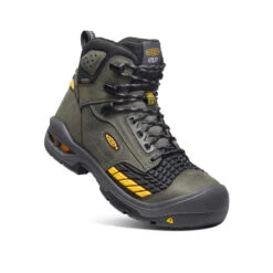 Keen Men's Troy 6" Waterproof Boot (Carbon-Fiber Toe) | Magnet/Black -Footique Shop 0b3631802035c9e06e6aa4055c70105c34dccee5