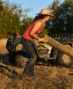 Keen Women's Dover 6" Waterproof Boot (Carbon-Fiber Toe) | Dark Earth/Black -Footique Shop 1024210 PDP LeftImage