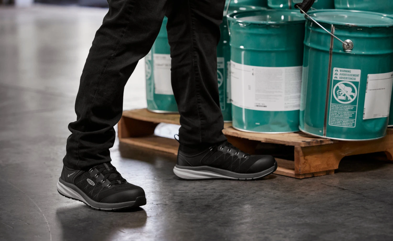 Keen Men's Vista Energy ESD (Carbon-Fiber Toe) | Vapor/Black 7 Keen Men's Vista Energy ESD (Carbon-Fiber Toe) | Vapor/Black - Image 5