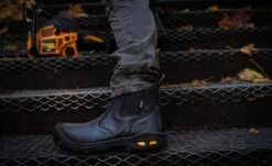 Keen Men's Juneau Romeo Waterproof Boot (Carbon-Fiber Toe) | Black/Black -Footique Shop 1025581 PDP TopImage