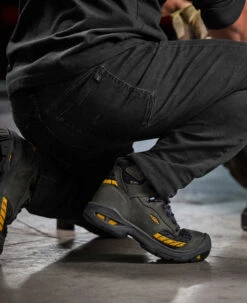 Keen Men's Troy 6" Waterproof Boot (Carbon-Fiber Toe) | Magnet/Black -Footique Shop 1025697 PDP LeftImage