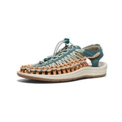 Keen Women's UNEEK Sneaker | Sea Moss/Tangerine -Footique Shop 11c9f50905f5628e1b282eaa9e474d09992052c9