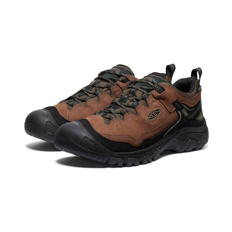 Keen Men's Targhee IV Wide Waterproof Hiking Shoe | Bison/Black 4 Keen Men's Targhee IV Wide Waterproof Hiking Shoe | Bison/Black - Image 2