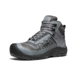 Keen Men's Reno Mid KBF Waterproof (Carbon-Fiber Toe) | Magnet/Black -Footique Shop 26f2eb7528a4af1874f8d583382892d99752eee2