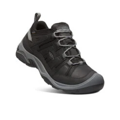 Keen Men's Circadia Waterproof Shoe | Black/Steel Grey -Footique Shop 3132cf610ccbe33d96a9c47099dcd3b1d10418bb