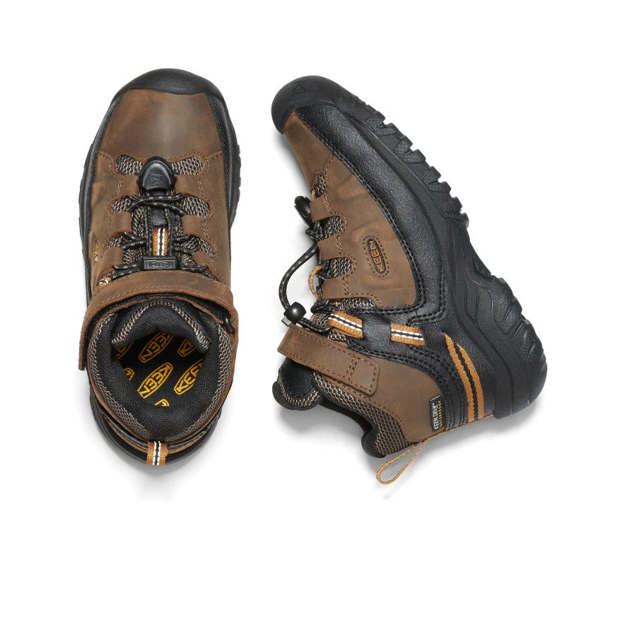 Keen Little Kids' Targhee Waterproof Boot | Dark Earth/Golden Brown 6 Keen Little Kids' Targhee Waterproof Boot | Dark Earth/Golden Brown - Image 4