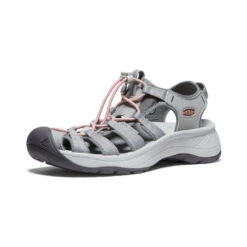 Keen Women's Astoria West Sandal | Grey/Coral -Footique Shop 33b9341987b62cce6dbcfae580cf1aeb3061fe20