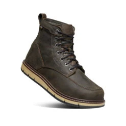 Keen Men's San Jose 6" Waterproof Boot (Soft Toe) | Cascade Brown -Footique Shop 3521f8b4f61e5509982718087a2cc21a26d7d042