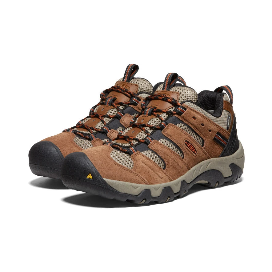 Keen Men's Headout Waterproof Hiking Shoe | Bison/Fossil Orange 4 Keen Men's Headout Waterproof Hiking Shoe | Bison/Fossil Orange - Image 2