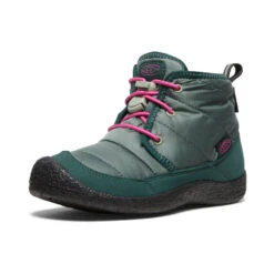 Keen Little Kids' Howser II Waterproof Chukka | Dark Forest/Fuchsia Purple -Footique Shop 4160a7905bd1c3869a22d0e4026682f29bc5a20a