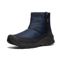 Keen Men's Hood NXIS Waterproof Winter Pull-On | Sky Captain/Black -Footique Shop 42fd0fc01f445339afbf00de6bd629b6f8a32018
