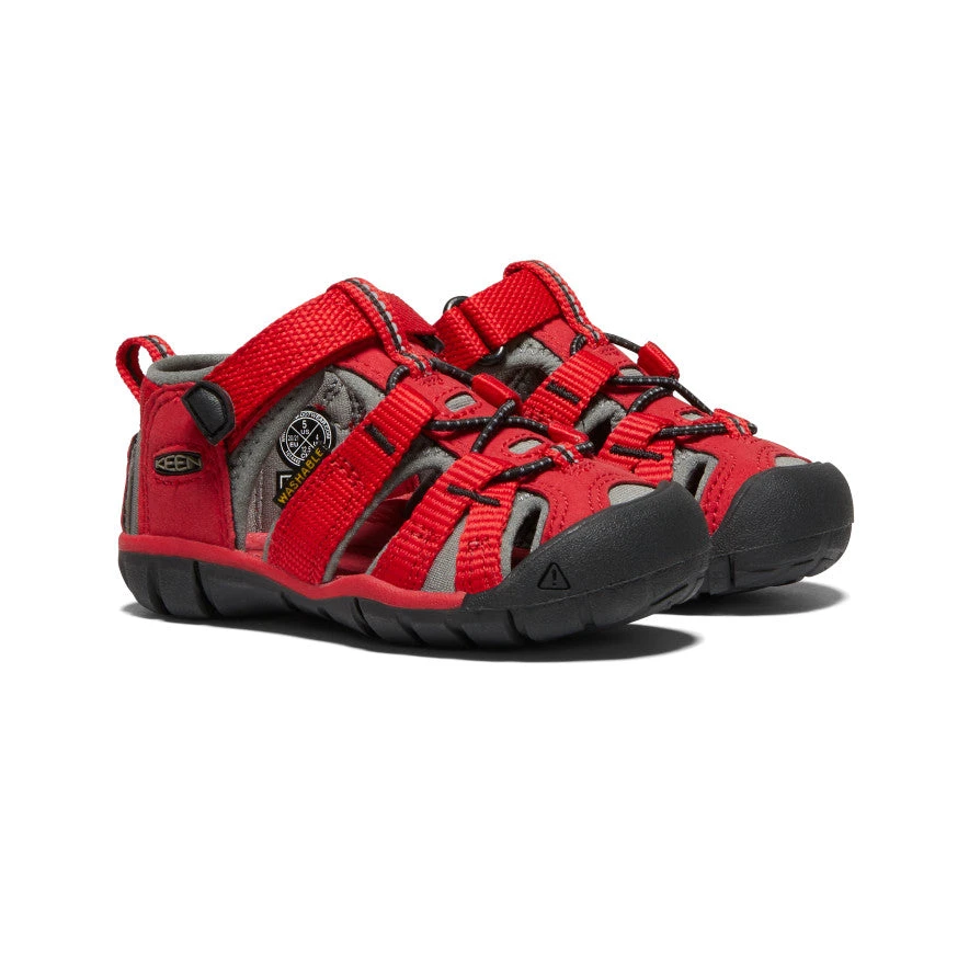 Keen Toddlers' Seacamp II CNX | Racing Red/Gargoyle 4 Keen Toddlers' Seacamp II CNX | Racing Red/Gargoyle - Image 2