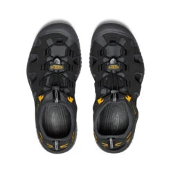 Keen Men's SOLR Sandal | Black/Gold -Footique Shop 4e6a676c0d2f48744ededd84c32f91c47687a7df