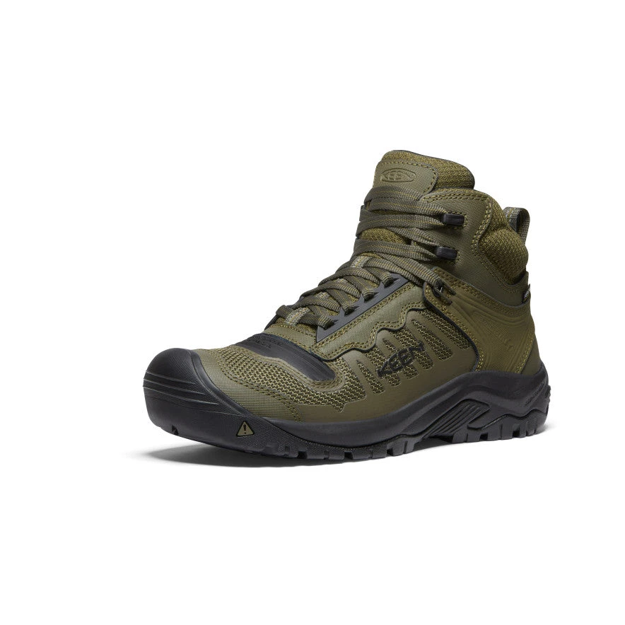 Keen Men's Reno KBF Waterproof Mid (Soft Toe) | Dark Olive/Black 5 Keen Men's Reno KBF Waterproof Mid (Soft Toe) | Dark Olive/Black - Image 3