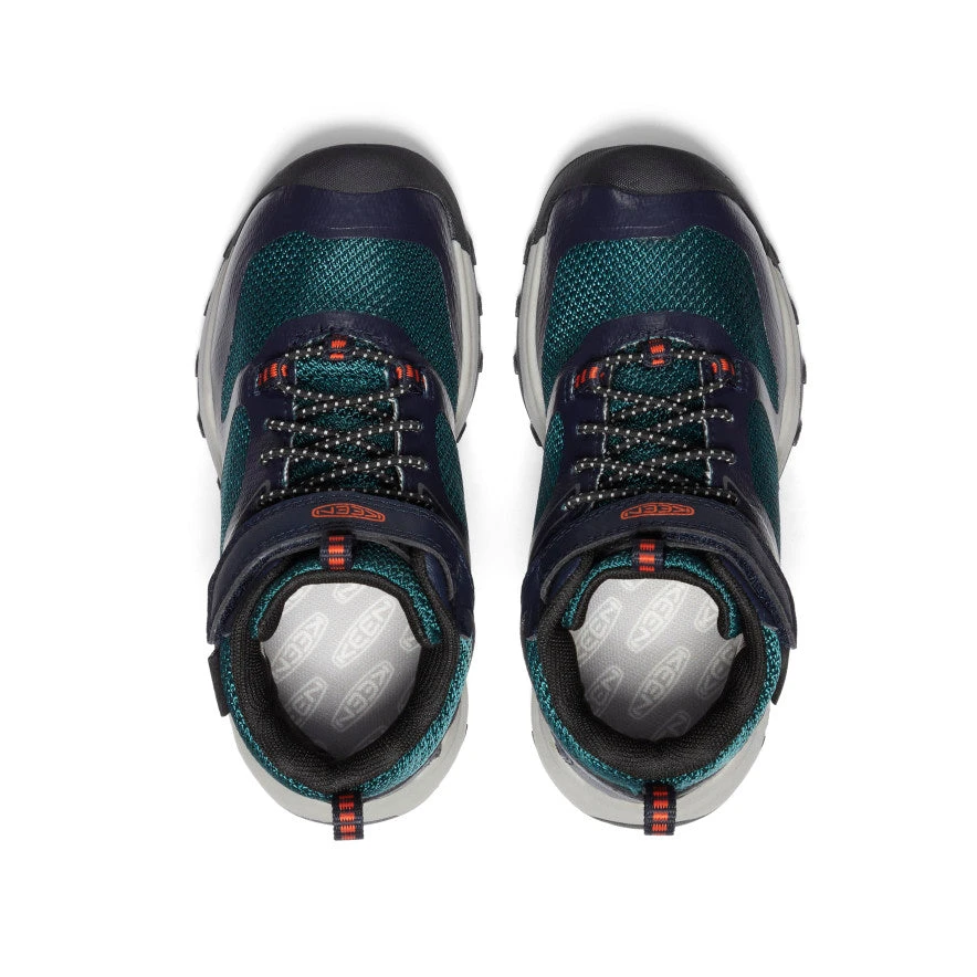 Keen Little Kids' Wanduro Waterproof Boot | Sky Captain/Sea Moss 6 Keen Little Kids' Wanduro Waterproof Boot | Sky Captain/Sea Moss - Image 4