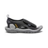 Keen Little Kids' Knotch River Open-Toe | Black/Steel Grey