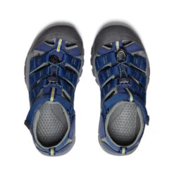 Keen Big Kids' Newport H2 | Blue Depths/Gargoyle -Footique Shop 5152cb15ce92f673de7e06f6d9a3a74ec59ef024