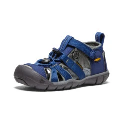 Keen Little Kids' Seacamp II CNX | Blue Depths/Gargoyle -Footique Shop 55f0d1f86006adfcbb2de86654e3393ac02c1489
