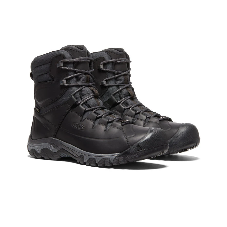 Keen Men's Targhee High Lace Waterproof Boot | Black/Raven 4 Keen Men's Targhee High Lace Waterproof Boot | Black/Raven - Image 2