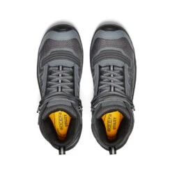 Keen Men's Reno Mid KBF Waterproof (Carbon-Fiber Toe) | Magnet/Black -Footique Shop 644619a0d3ba0776af0dcaa9dfd0848ee7b44b83