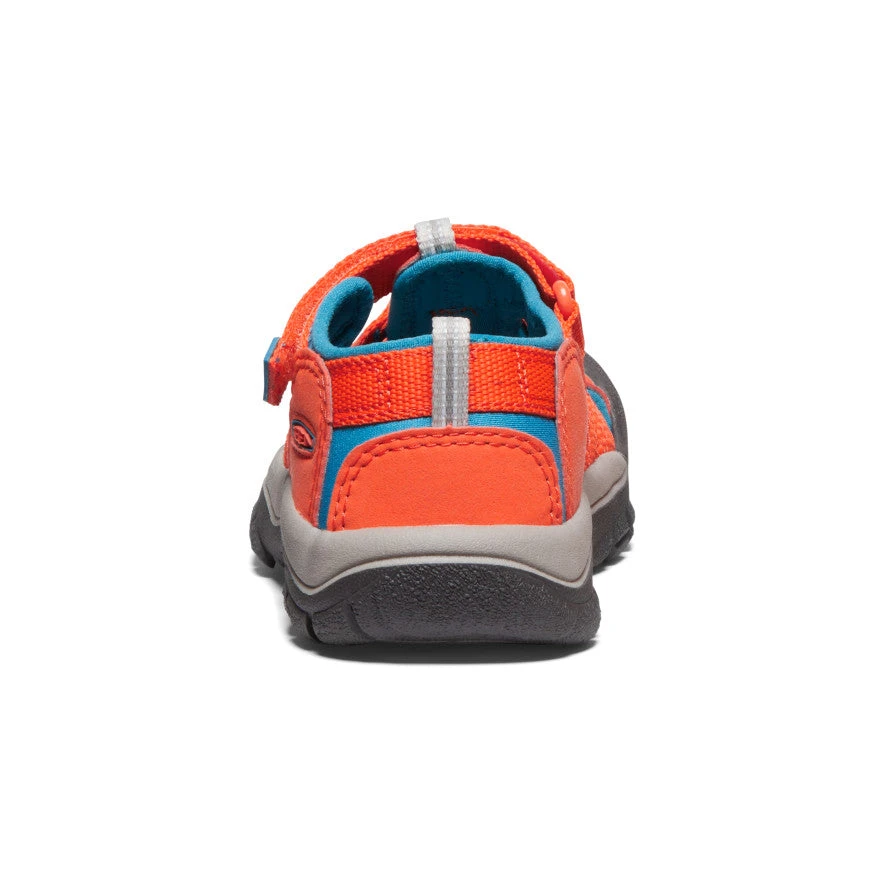 Keen Little Kids' Newport H2 | Safety Orange/Fjord Blue 7 Keen Little Kids' Newport H2 | Safety Orange/Fjord Blue - Image 5