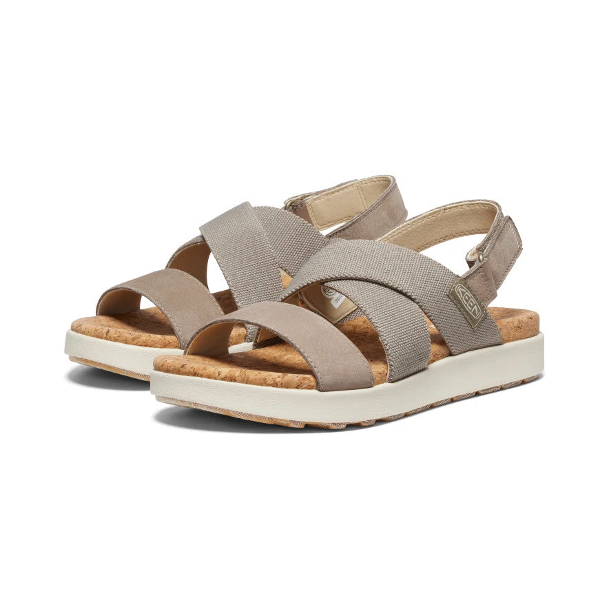 Keen Women's Elle Criss Cross Sandal | Brindle/Birch 4 Keen Women's Elle Criss Cross Sandal | Brindle/Birch - Image 2