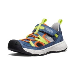 Keen Little Kids' Motozoa Sandal | Vintage Indigo/Scarlet Ibis -Footique Shop 721a84b552c64eb1d950515a976f5345cbc91b3f