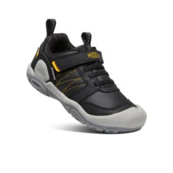 Little Kids' Knotch Peak Sneaker | Black/KEEN Yellow -Footique Shop 7c6e8ae8a34b96b5cf58a6979237217043b6d910