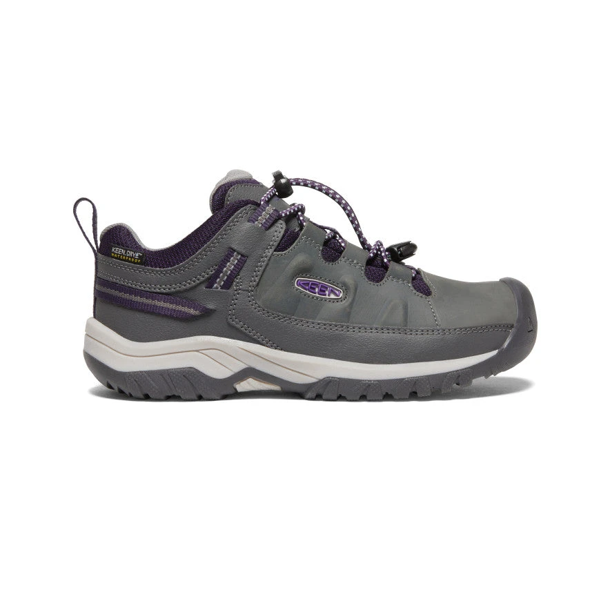 Keen Big Kids' Targhee Waterproof Shoe | Magnet/Tillandsia Purple 3 Keen Big Kids' Targhee Waterproof Shoe | Magnet/Tillandsia Purple