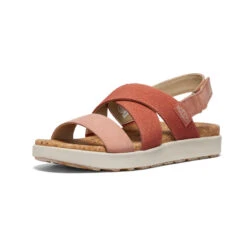 Keen Women's Elle Criss Cross Sandal | Baked Clay/Cork -Footique Shop 8aee5ab0e79519865c8a46fb2914a2066317c312