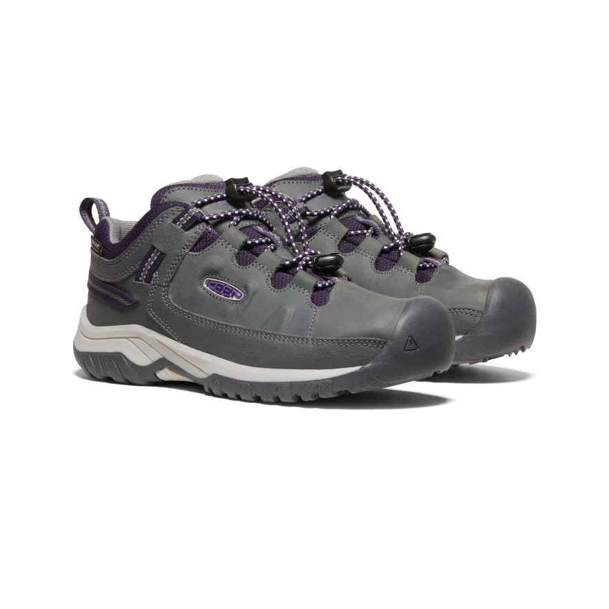 Keen Big Kids' Targhee Waterproof Shoe | Magnet/Tillandsia Purple 4 Keen Big Kids' Targhee Waterproof Shoe | Magnet/Tillandsia Purple - Image 2