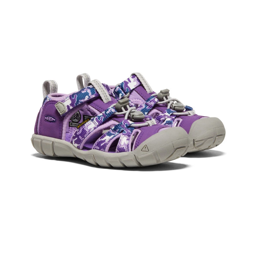 Keen Little Kids' Seacamp II CNX | Camo/Tillandsia Purple 4 Keen Little Kids' Seacamp II CNX | Camo/Tillandsia Purple - Image 2
