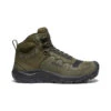 Keen Men's Reno KBF Waterproof Mid (Soft Toe) | Dark Olive/Black -Footique Shop 949840a2e0b99a3c9b91c83d958156c63a8a5012