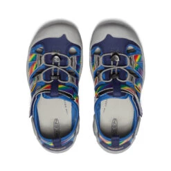 Keen Big Kids' Knotch Creek | Bright Cobalt/Rainbow Tie Dye -Footique Shop 9507e7b29ebf58444643ee0f4d137a2272e798fb