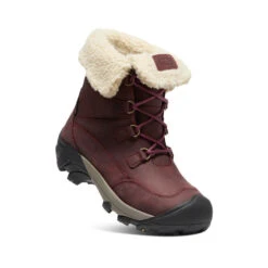 Keen Women's Betty Waterproof Short Boot | Burgundy/Brindle -Footique Shop 969adeb8393e4071b9b23ad9d76df4f1beebbc02