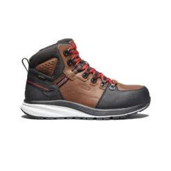 Keen Men's Red Hook Waterproof Boot (Carbon-Fiber Toe) | Tobacco/Black