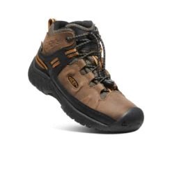 Keen Big Kids' Targhee Waterproof Boot | Dark Earth/Golden Brown -Footique Shop 9c7761175fb9d1dd09c5415197942023b20c59fe