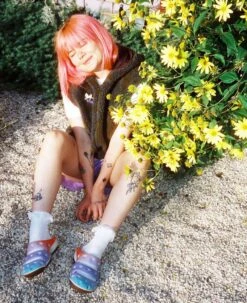 Keen Women's Yogui Arts Clog X Beci Orpin | Multi/Clearly Aqua -Footique Shop KEEN W BeciOrpinxYogui Lifestyle PDP Single Left