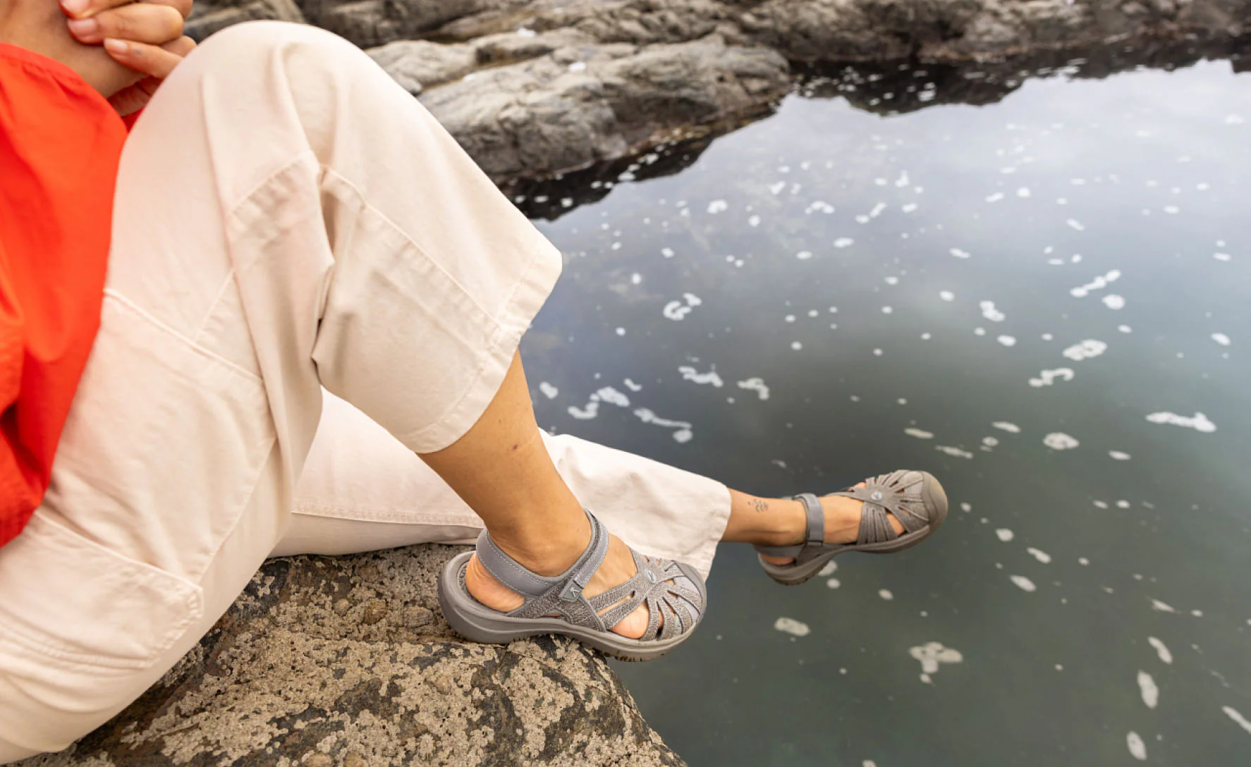 Footique Shop -Footique Shop KPD 1486 SS24 KEEN 1016733 W Rose Top Image