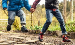 Keen Little Kids' Chandler 2 CNX Sneaker | Black/Red Carpet -Footique Shop KidsChandler2Lifestyle1 47963b79 e794 44b8 9238 ed83f1c73970