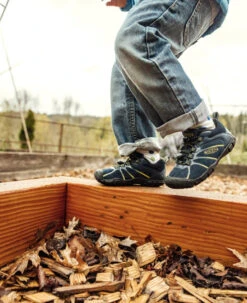 Keen Little Kids' Chandler 2 CNX Sneaker | Black Iris/Evening Primrose -Footique Shop KidsChandler2Lifestyle3 e9779eba 5df9 4b26 a142 4689febcab02