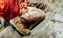 Keen Little Kids' Ridge Flex Waterproof Boot | Bison/Red Carpet 13 Keen Little Kids' Ridge Flex Waterproof Boot | Bison/Red Carpet -Footique Shop RidgeFlexPDPLifestyle1Kids 2