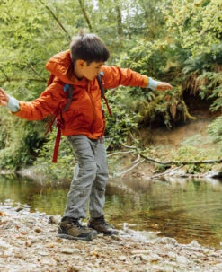 Keen Big Kids' Ridge Flex Waterproof Boot | Dark Olive/Dusky Citron -Footique Shop RidgeFlexPDPLifestyle2Kids