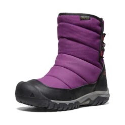 Keen Big Kids' Puffrider Waterproof Winter Boot | Charisma/Orange -Footique Shop a98395bfa2ccdfb61a029257e36b8a50e23672de