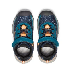 Keen Little Kids' Targhee Sport Vent Shoe | Deep Lagoon/Tangerine -Footique Shop b94551978315c886187a6fe7f7d0cdd1a4f71409