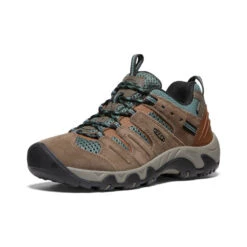 Keen Women's Headout Waterproof Hiking Shoe | Shitake/Dark Forest -Footique Shop bf582fb46039157c3777cfa86b67eaf4c4de0dce