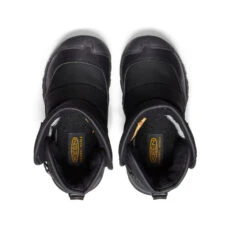 Keen Little Kids' Puffrider Waterproof Winter Boot | Black/Steel Grey -Footique Shop c17d64e4555a11bb4fe76f239058e355b640c41e
