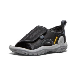 Keen Toddlers' Knotch River Open-Toe | Black/Steel Grey -Footique Shop c80f7096dbe1accb84a0e4cd45b8253b34094e2d